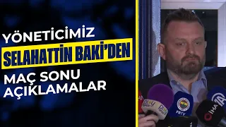 Yöneticimiz Selahattin Baki'nin Adana Demirspor Maçı Sonrası Açıklamaları