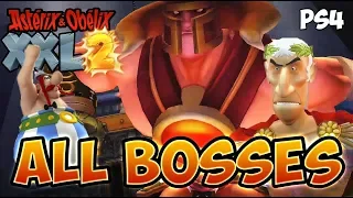 Asterix & Obelix XXL 2 All Bosses | Boss Fights  (PS4, XB1, PC, Switch)