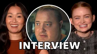 THE WHALE Interview | Sadie Sink and Hong Chau Cried Watching Brendan Fraser's Powerful Performance