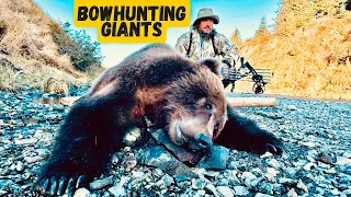 bigger than GRIZZLY…BOWHUNTING Alaskan BROWN BEARS #bowhunting #hunting #bearhunting