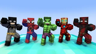 MONSTER SCHOOL : GANGNAM STYLE SUPER HERO - MINECRAFT ANIMATION