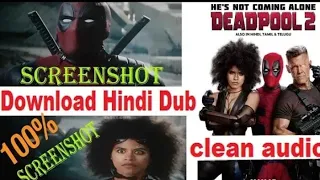 How to download Deadpool 2 full movie in 720p in hindi
