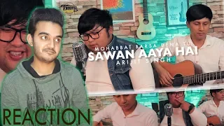 Reaction On: Sawan Aaya Hai - Arijit Singh cover by Tommy Kaganangan