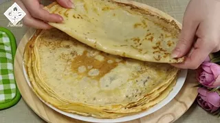 Blinchiki Recipe  | How to Make Blini | Russian Pancakes Recipe | Как сделать Блины
