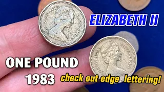 1983 Elizabeth II ONE POUND Coin Worth?