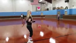 Cupid Shuffle Roller Skate dance