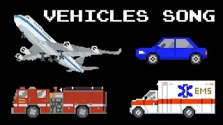 Vehicles Song with The Kids' Picture Show | Cars, Trains, Planes and More