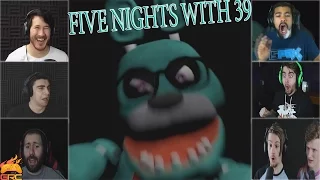 Gamers Reactions to "Game Over" (Jumpscare) | Five Nights With 39