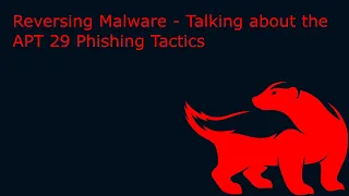 Reversing Malware How is APT 29 Successful w/ this Phishing Tech and BRc4 (Brute Ratel) opsec fails?