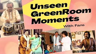 Unseen Green Room Moments of Great Artists with Fans | Shiv Shankar Tabla
