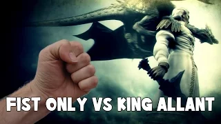 Demon's Souls: Bare Fist Only vs Old King Allant (No Armor, No Rings, Soul Form)