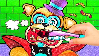 FNAF, Poppy Playtime, Squid Game - Tooth Vending Machine - FB Stop Motion Paper