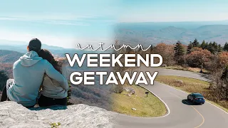 BLUE RIDGE MOUNTAINS TRAVEL VLOG 🍂 | A Cozy Fall Getaway Exploring The Blue Ridge Parkway & Boone NC