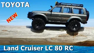 Eachine Fms Toyota Land Cruiser LC 80 Rc 1/18 4WD Road Mini Scaler Crawler by Unboxing + Test