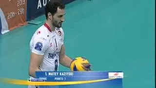 Matey Kaziyski three aces in a row 2013