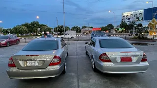 หาดูยาก เปรียบเทียบ benz w211 e220 cdi vs e200 Kompressor Avantgarde หน้าธนู 2008