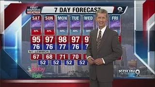 Cuyler Diggs KGUN 9 Weather Forecast Friday, August 8, 2014