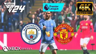 EA FC 24 - Manchester City vs Manchester United | Derbi de Mánchester | NextGen - Series X [4K60FPS]