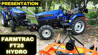 Tracteur Farmtrac Ft26 Hydrostatique