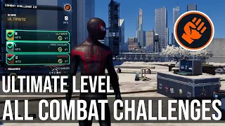 All Combat Challenges - Ultimate Level (Gold) - Spider-Man Miles Morales