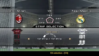 Pro Evolution Soccer 6 - AC MILAN vs REAL MADRID