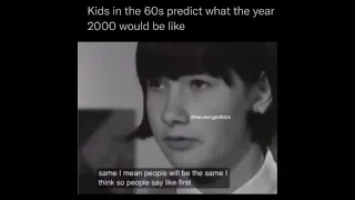 Kids in the 60's predict what the year 2000 would be like || News Tv Ph