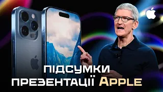 iPhone 15, Apple Watch 9 та Ultra 2 – ПІДСУМКИ ПРЕЗЕНТАЦІЇ Apple Wonderlust за 11 хвилин