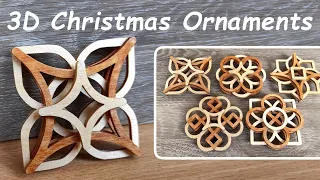 DIY - Christmas Ornaments (scroll saw project)