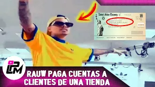 Rauw Alejandro paga las compras de todos los clientes en una tienda