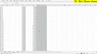 Math 4.03 Portfolio Optimization with 3 assets using Excel Solver