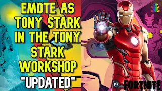 Where to Emote as Tony Stark in the Tony Stark Workshop in Fortnite Awakening Challenges (UPDATED)