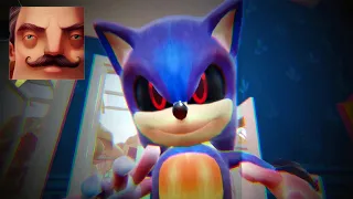 Hello Neighbor - My New Neighbor Sonic.EXE Act 1 Gameplay Walkthrough