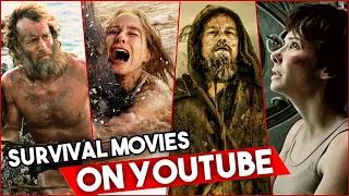 Top 10 Best Survival Hollywood Movies Available On YouTube In Hindi (Part-1) | IMDB Rating | Netflix