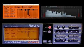 Roland SC-55mkII vs Nuked SC-55: Comparing boot animation and demo