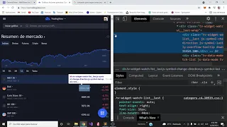 Extraer datos de Trading View con Python