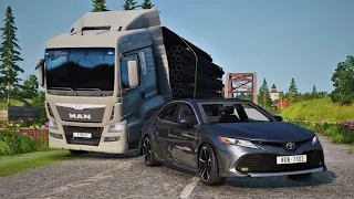 BeamNG Drive - Realistic Intersection Crashes #19