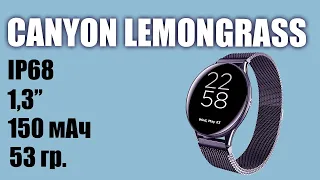 Обзор смарт часов CANYON Lemongrass