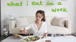 what i eat in a week (healthy + simple homemade meals)