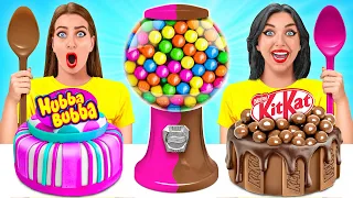 Bubble Gum vs Chocolate Food Challenge #2 by Multi DO Challenge