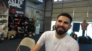 140 champ jose ramirez on sparring hard hitter Vergil Ortiz 13-0 13 KOs EsNews Boxing