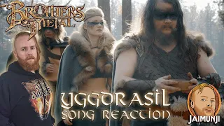 BROTHERS OF METAL - Yggdrasil (First time hearing song reaction)