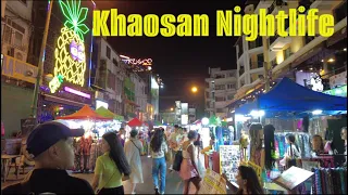 Nightlife in Khaosan Road - Thailand!