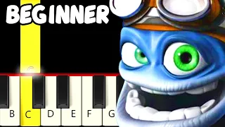 Crazy Frog - Axel F - Fast and Slow (Easy) Piano Tutorial - Beginner