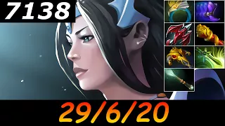 Dota 2 Mirana 7138 MMR 29/6/20 (Kills/Deaths/Assists) Ranked Full Gameplay