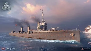 Геймплей эсминца G-101/ Gameplay  destroyer G-101