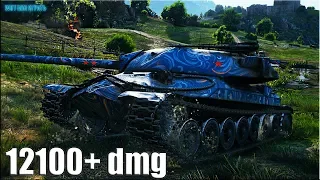 12100+ dmg КАК ИГРАЮТ НЕ СТАТИСТЫ на ИС-7 🌟 World of Tanks максимальный урон