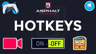 Guide to using HOTKEYS update 2.6.3a Full Throttle | Asphalt 9 | Only Windows and Controller