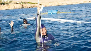 ALENKA ARTNIK -114m WORLD RECORD FREEDIVING IN MONOFIN