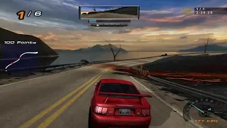 Need For Speed - Hot Pursuit 2 PC Gameplay - Ford SVT Mustang Cobra R at Tropical Sunset