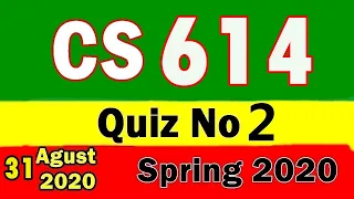 Cs614 Quiz no 2 solved Spring 2020 | Cs 614 solved Quiz 2 Spring 2020 | Data warehouse Quiz 2 2020